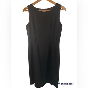 Calvin Klein Sheath Dress in black.